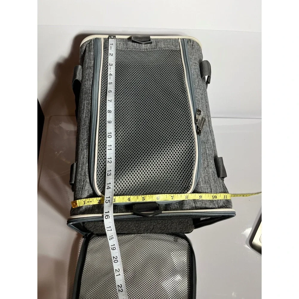 Petisfam Pet Carrier Dog Cat Soft Sided Mesh Breathable Travel no strap
